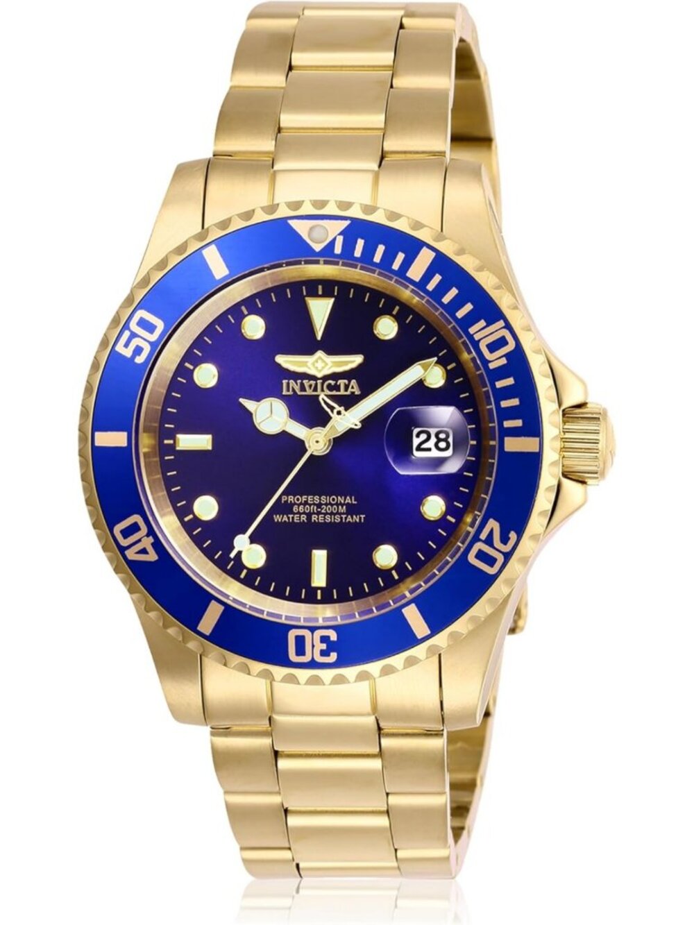 Stylish Men's Pro Diver Quartz Watch | Stainless Steel Strap | Water Resistant